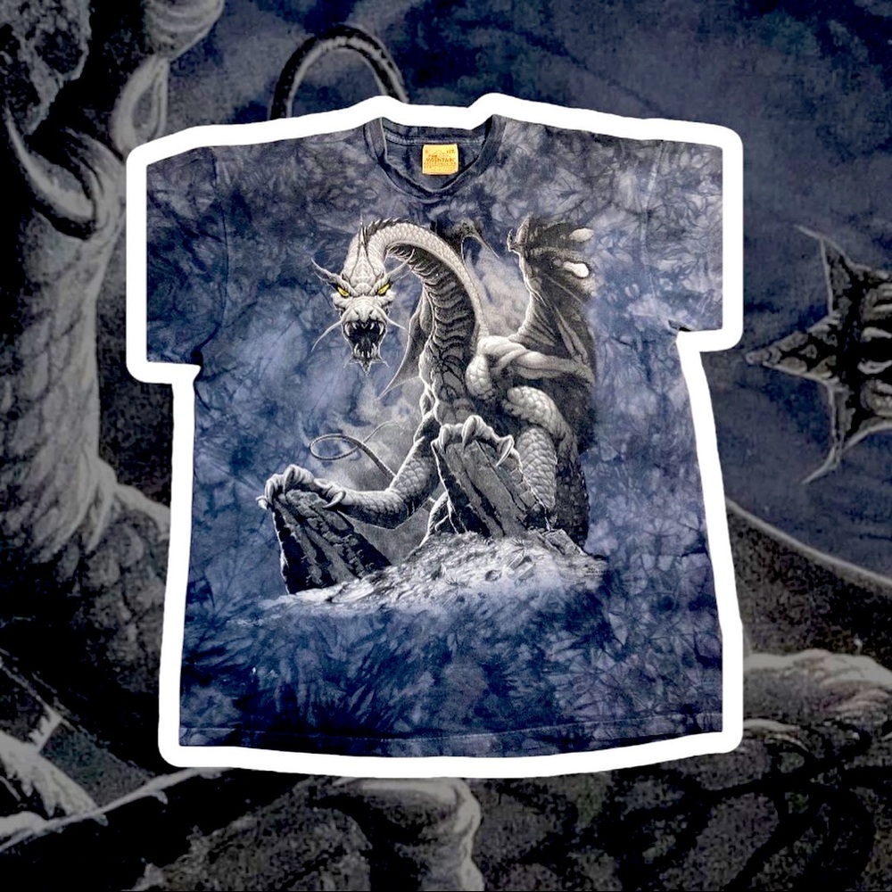 VINTAGE 2001 The Mountain T-shirt size XXXL